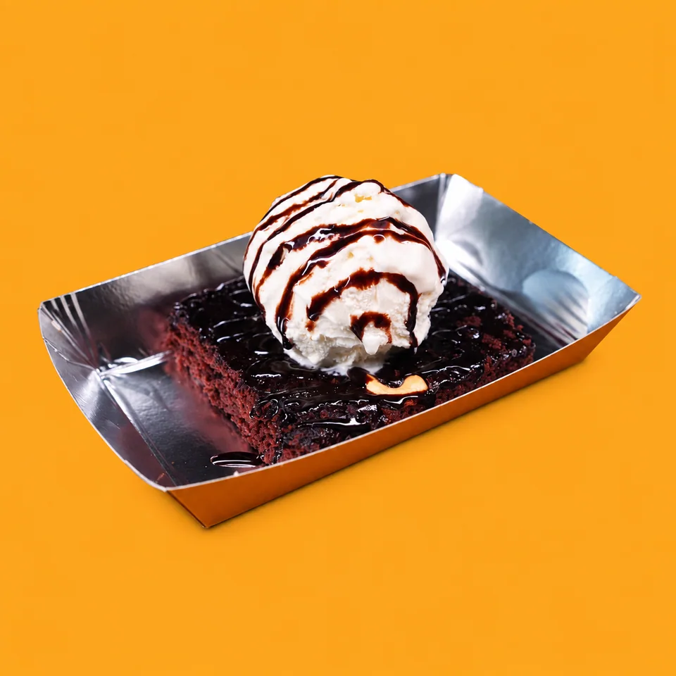 Brownie with Ice Cream